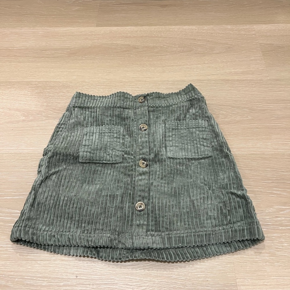 Wonder Nation Corduroy Mini Skirt - Gray